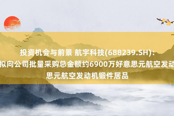 投资机会与前景 航宇科技(688239.SH)：某外洋客户拟向公司批量采购总金额约6900万好意思元航空发动机锻件居品