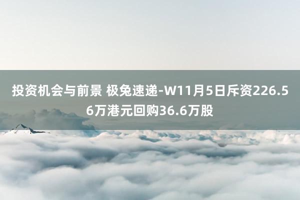 投资机会与前景 极兔速递-W11月5日斥资226.56万港元回购36.6万股