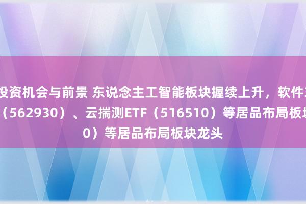 投资机会与前景 东说念主工智能板块握续上升，软件30ETF（562930）、云揣测ETF（516510）等居品布局板块龙头