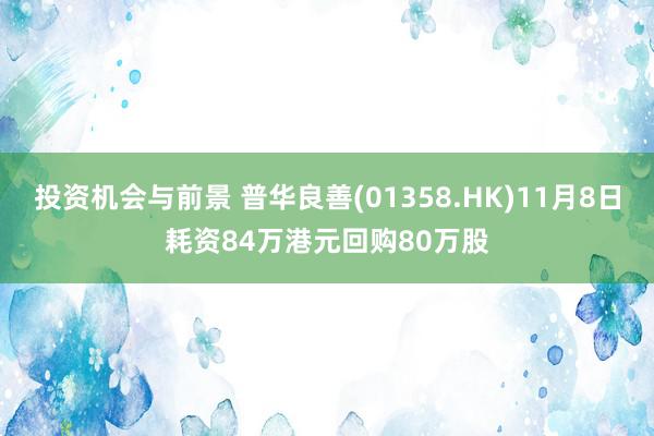 投资机会与前景 普华良善(01358.HK)11月8日耗资84万港元回购80万股