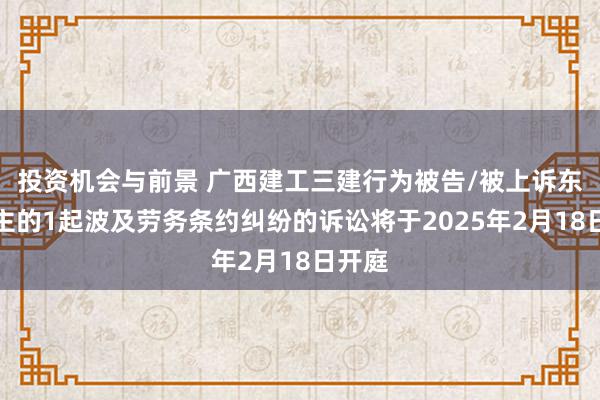 投资机会与前景 广西建工三建行为被告/被上诉东说念主的1起波及劳务条约纠纷的诉讼将于2025年2月18日开庭