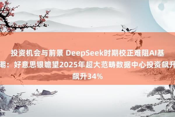 投资机会与前景 DeepSeek时期校正难阻AI基建怒潮：好意思银瞻望2025年超大范畴数据中心投资飙升34%