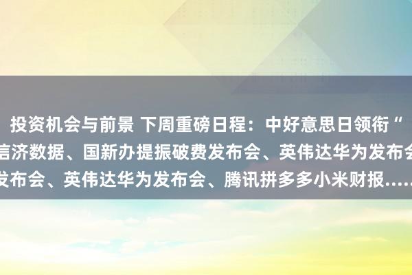 投资机会与前景 下周重磅日程：中好意思日领衔“超等央行周”、中国2月信济数据、国新办提振破费发布会、英伟达华为发布会、腾讯拼多多小米财报......